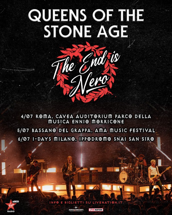 I Queens Of The Stone Age annunciano due nuovi appuntamenti in Italia per l’estate 2024